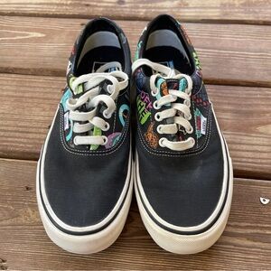 Vans Era “I ❤️ My Vans” Graphic Sneakers Black Multicolor Men’s 9 / Women’s 10.5